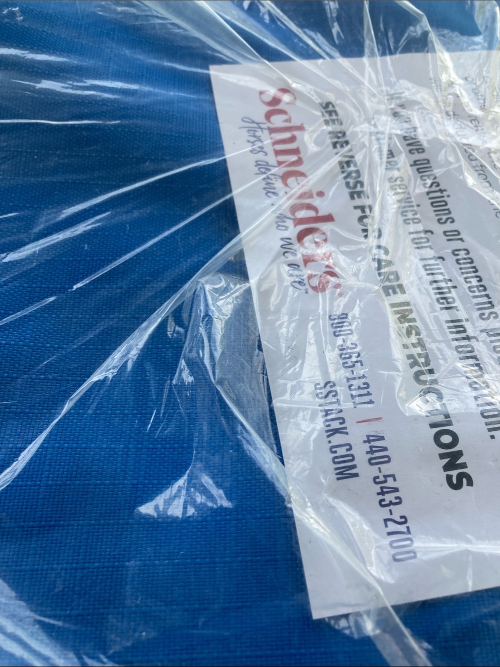 Schneider Royal Blue 84” Turnout w Belly Band